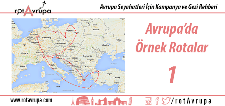 Avrupa'da Örnek Rotalar 1