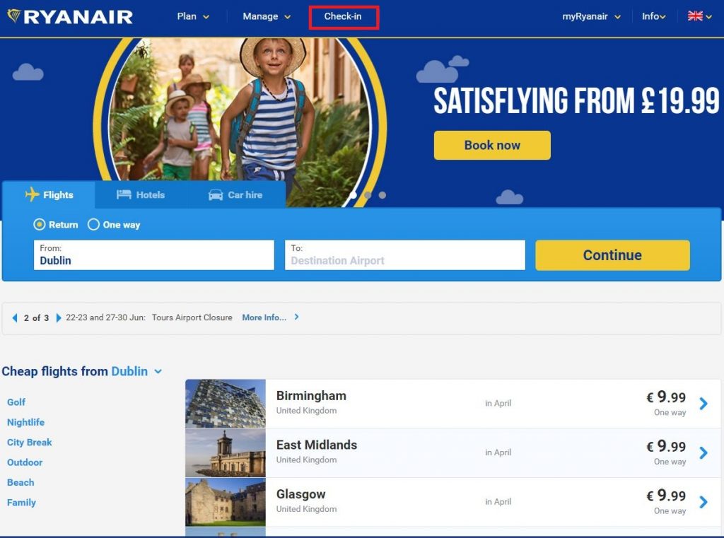 Ryanair online check in nasıl yapılır