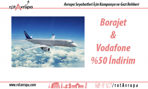 Borajet Yüzde 50 indirim Kampanyası