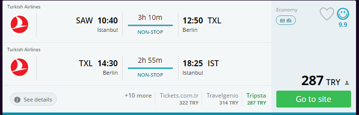 THY ile Berlin'e Ucuz Bilet