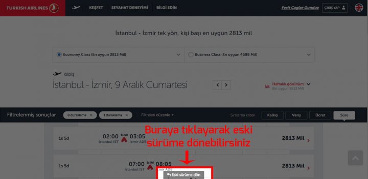 Miles and smiles yeni sürüm