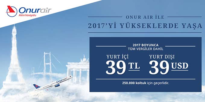Onur Air Ucuz Uçuşları