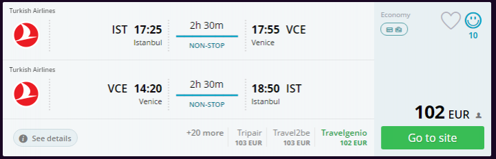 Venedik Ucuz Uçak Bileti