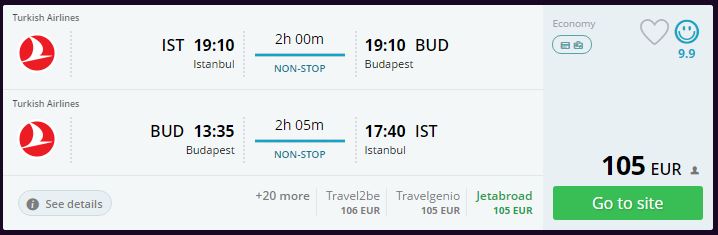 Budapeşte Uçak bileti
