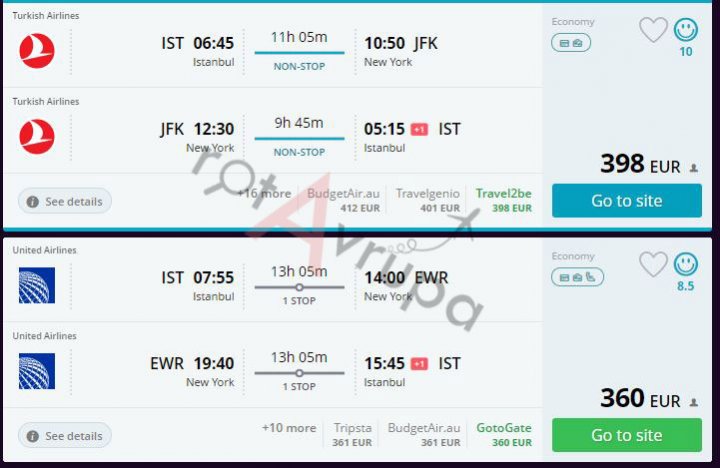 New York Ucuz Uçak Bileti